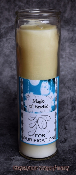 Hexenshop Dark Phönix Magic of Brighid Ritual Glaskerze Reinigung